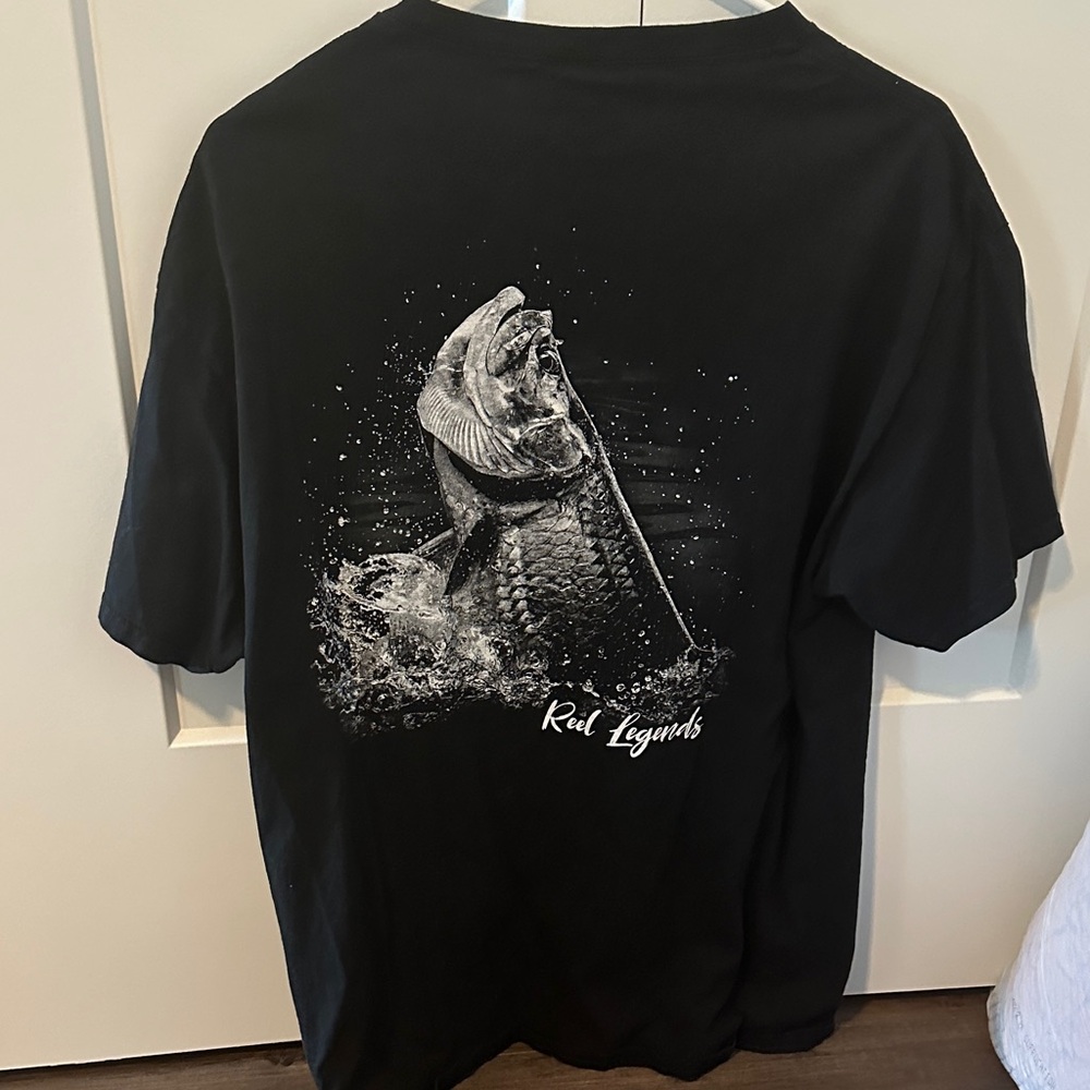 LG Black T-Shirt with White Logo